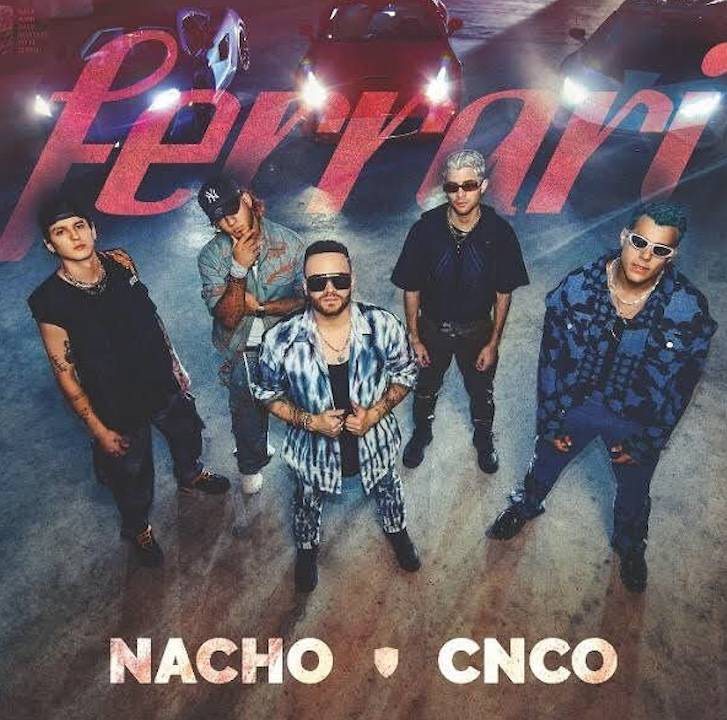Nacho estrena “Ferrari” junto a CNCO