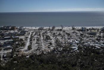 Convertido en tormenta postropical, Ian golpea Carolina del Sur