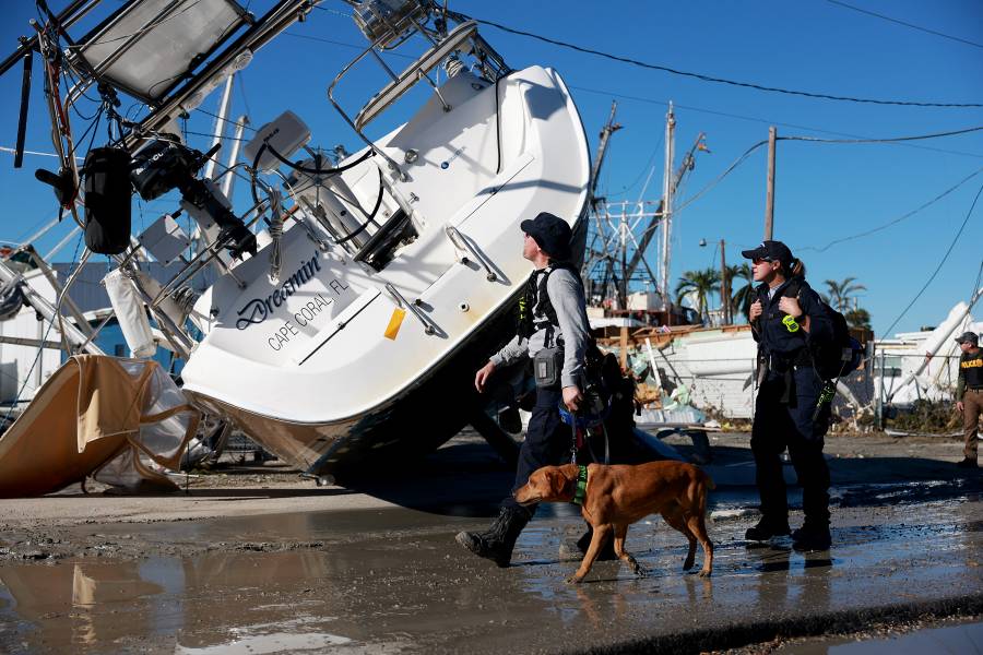 Tras paso de huracán Ian, sube a 44 el número de fallecidos en Florida