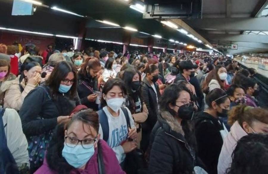 Mañana de complicaciones en el Metro; fallas en las líneas 3, 7 y 9 causa aglomeración