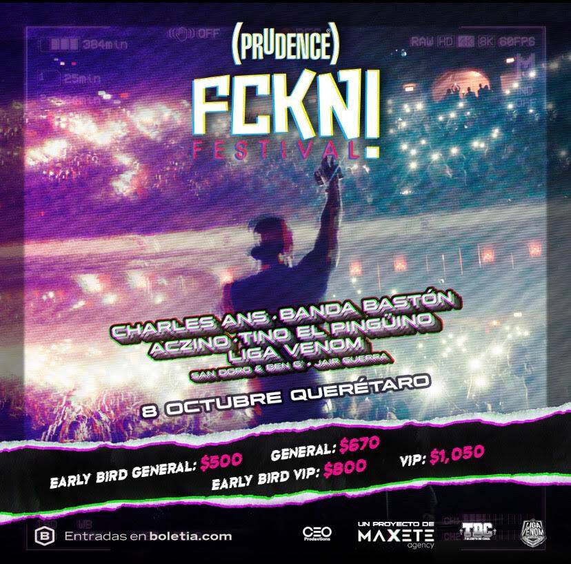 Lo mejor del Hip Hop llega al Prudence fckn festival en Querétaro