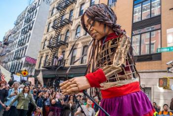 La Peque&ntilde;a Amal causa revuelo en Nueva York