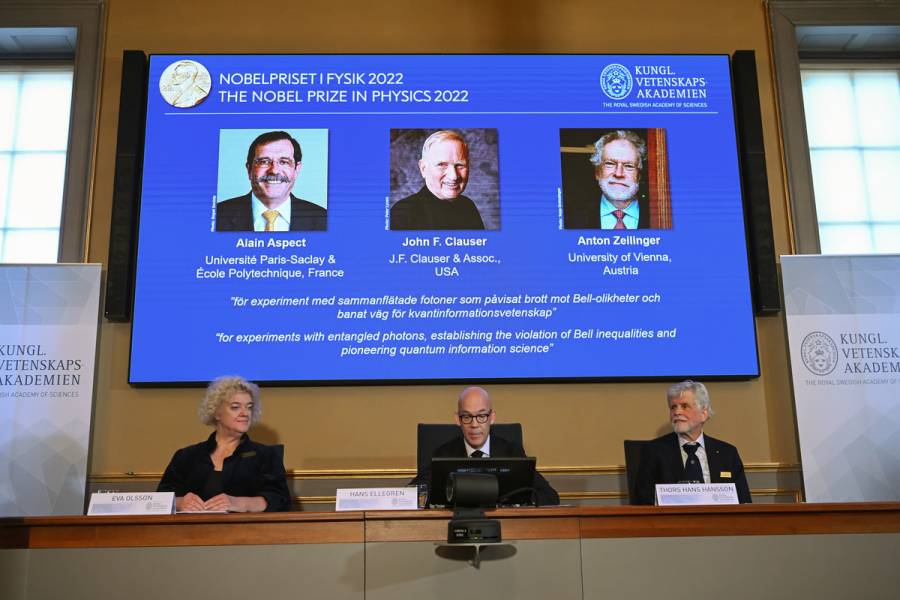 Premio Nobel de Física para tres pioneros de la mecánica cuántica