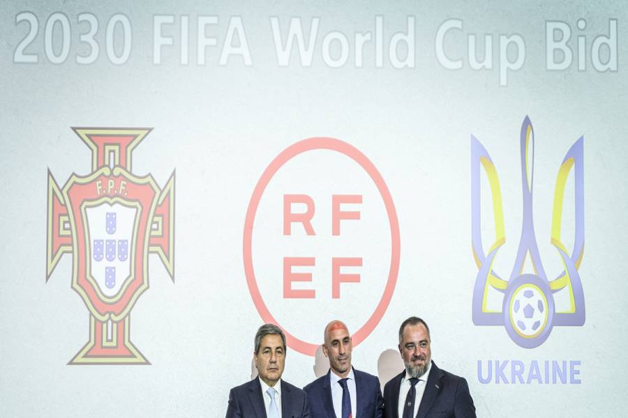 España y Portugal incluyen a Ucrania en su candidatura al Mundial de fútbol de 2030