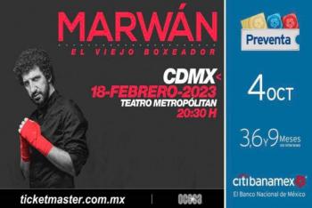 Marwán el fenómeno llega a la Ciudad de México