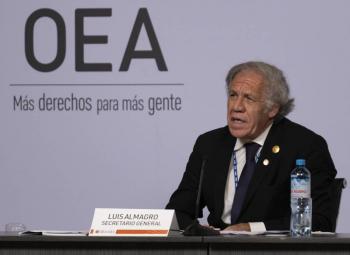 Almagro investigado por presunta violaci&oacute;n de c&oacute;digo &eacute;tico de la OEA