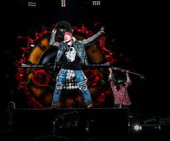 Todo listo para el concierto de Guns and Roses en CDMX