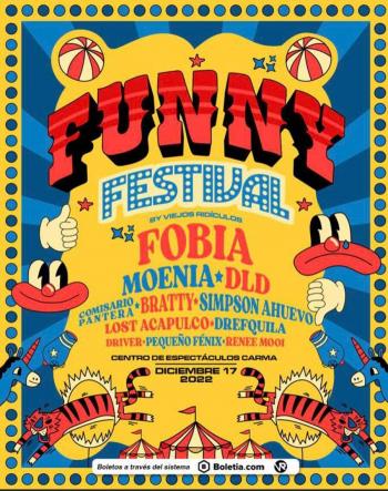 Funny Festival contará con las propuestas de Fobia, DLD, Comisario Pantera y Moenia en su primera edición