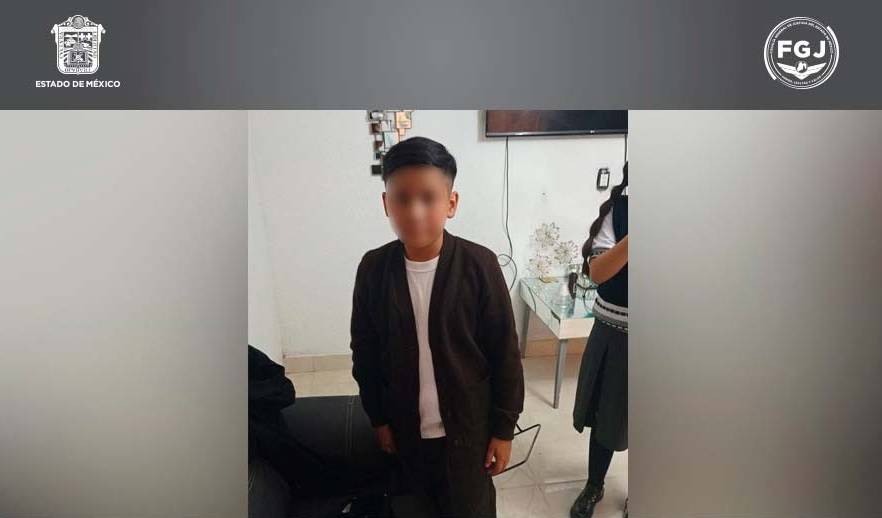 Fiscalía Edomex rescata a niño privado de su libertad en Nezahualcóyotl