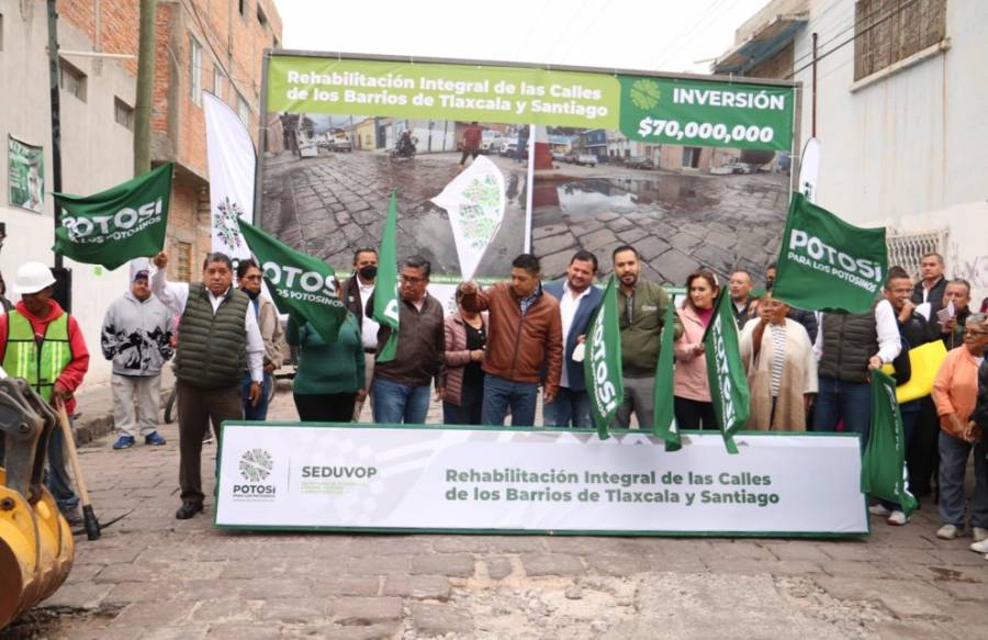 Arranca Ricardo Gallardo rehabilitación en Barrio de Tlaxcala
