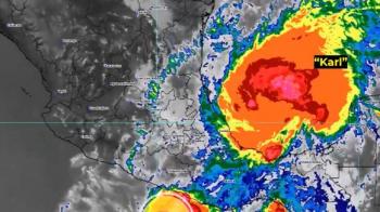 Tormenta tropical Karl, así es su curso