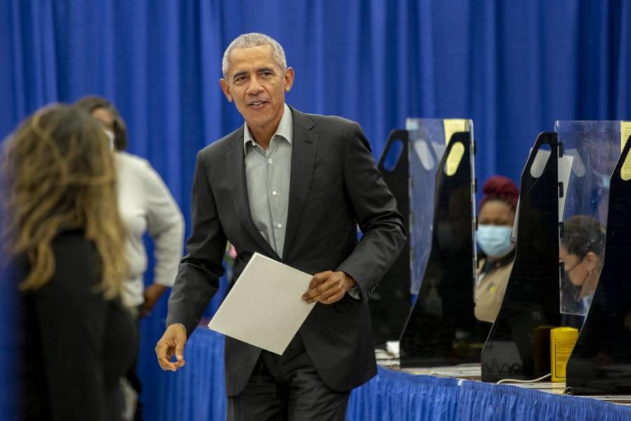 Michelle y Barack Obama adelantan su voto en elecciones intermedias de EEUU