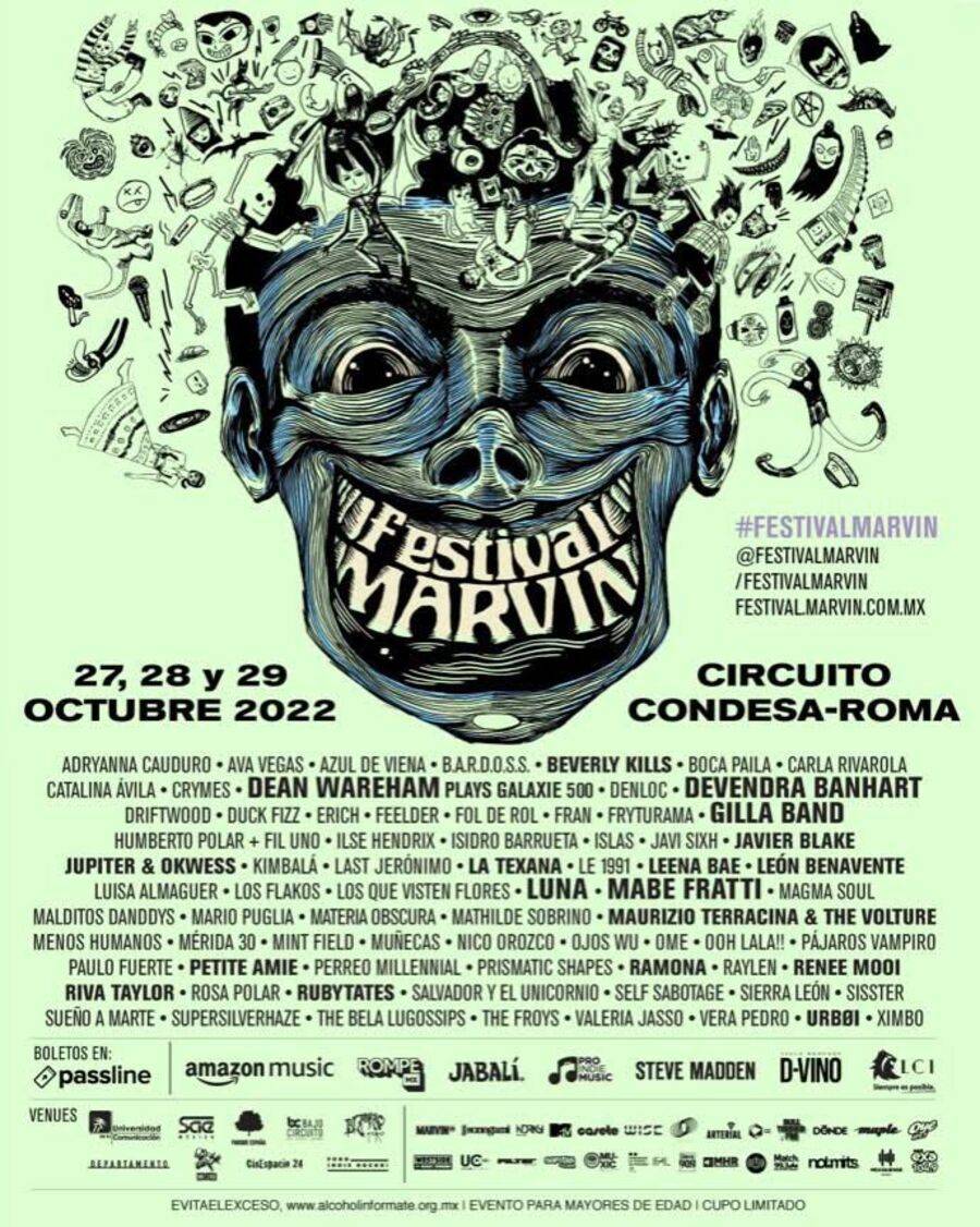 Festival Marvin presenta el cartel completo de su décima edición presencial