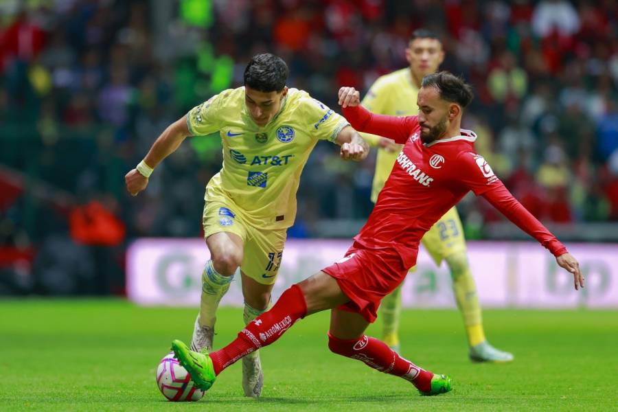 Toluca saca ventaja ante el América en semifinal de ida de la Liga MX