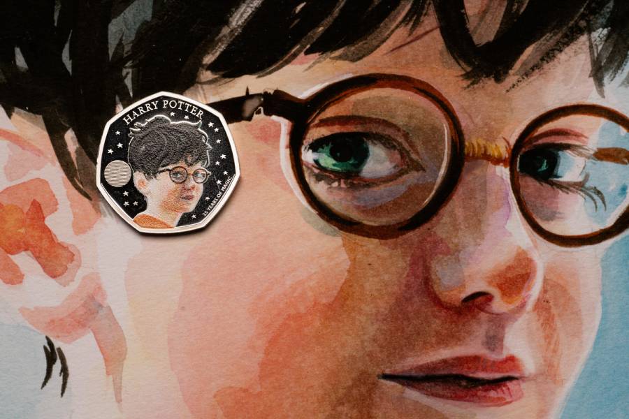 Harry Potter, en monedas británicas