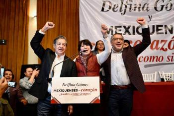 Higinio Martínez apoyará “sin trampas” la candidatura de Delfina Gómez en el Edomex