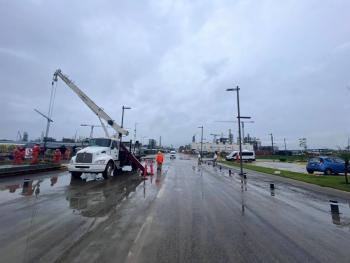 Reportan inundación en refinería Dos Bocas la noche de ayer