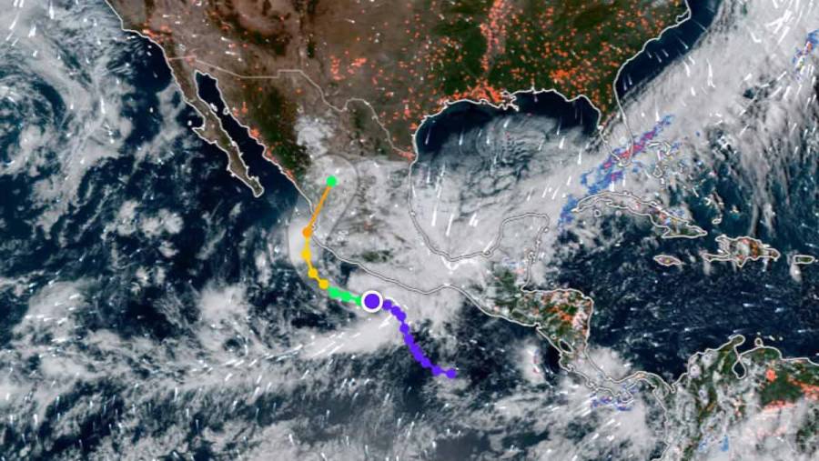 Huracán Roslyn sube a categoría 3 y se acerca a costa pacífica de México