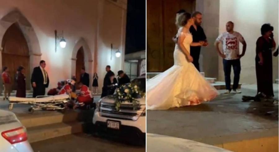 Así fue el ataque en el que murió un recién casado a las afueras de una iglesia en Caborca