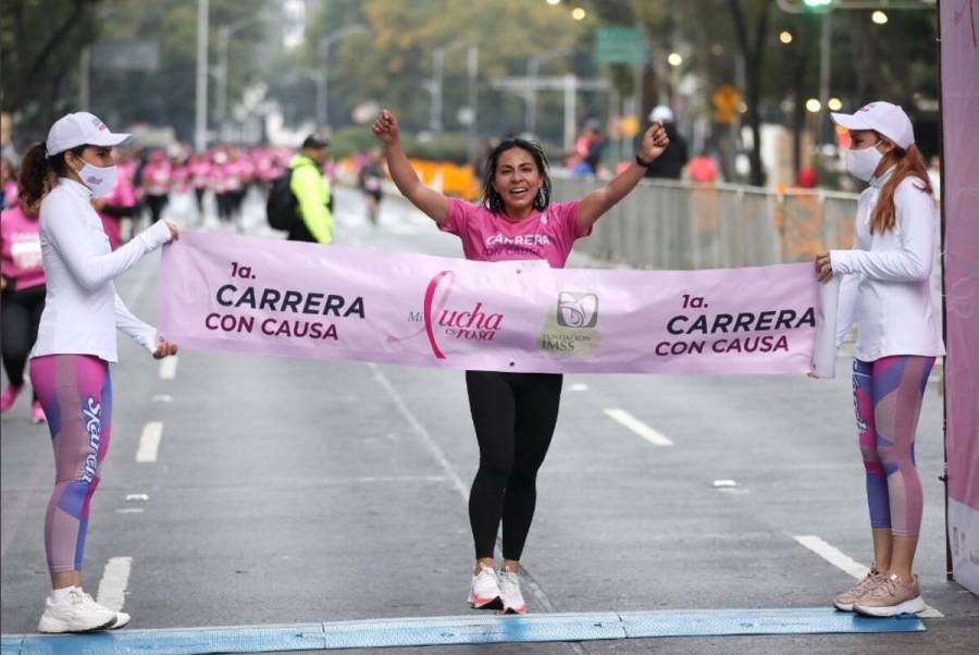 Fundación IMSS y Seguro Social realizan Primera Carrera con Causa Mi Lucha es Rosa