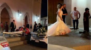 As&iacute; fue el ataque en el que muri&oacute; un reci&eacute;n casado a las afueras de una iglesia en Caborca