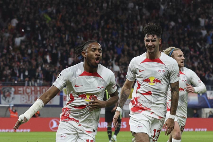 Leipzig le pega al Real Madrid en la Champions League