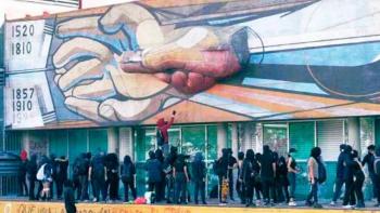 Este es el valor detr&aacute;s de los murales de Siqueiros que fueron vandalizados