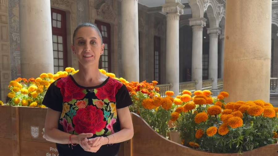 Agradece Jefa de Gobierno participación de Ángela Aguilar en Gran Desfile de Día de Muertos