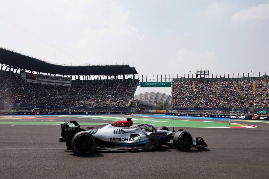 F1 | Russell lidera segunda práctica libre en el GP México; “Checo” Pérez finaliza quinto