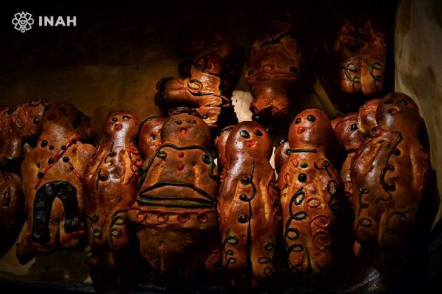 Así es el pan de muerto tradicional de San Pablito en Puebla