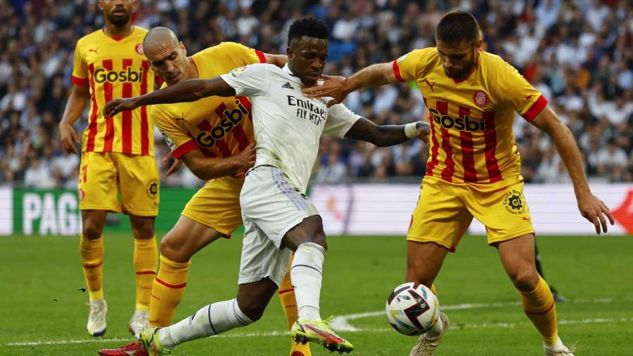 Real Madrid perdio puntos al empatar ante un valiente Girona
