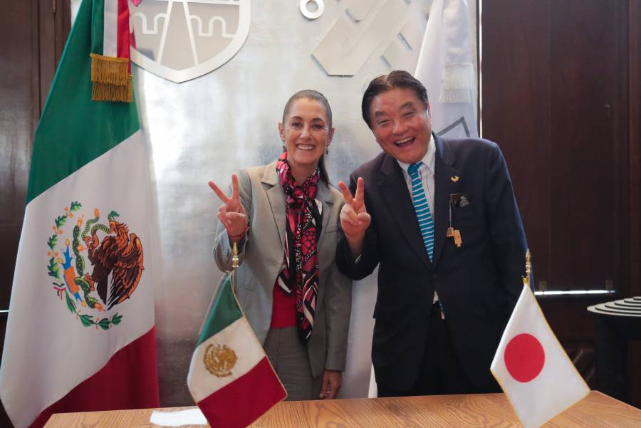 Sheinbaum se reúne con autoridades de Japón; celebran 45 años de hermandad