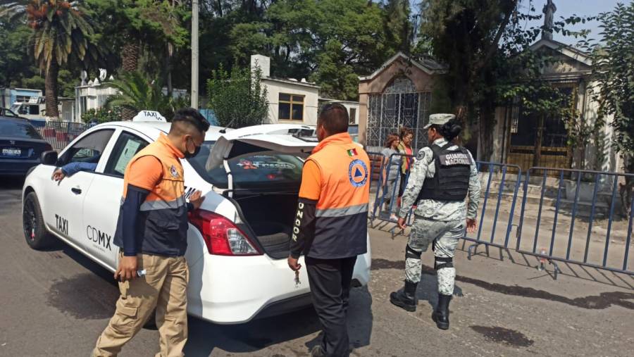 Alcaldía Iztapalapa realiza operativo de seguridad en 10 panteones de la demarcación
