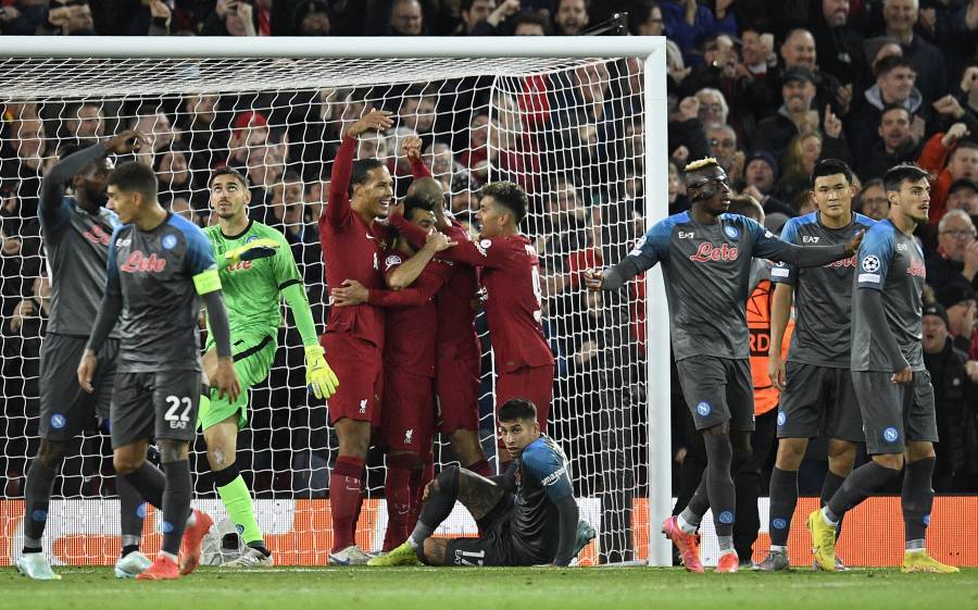 UCL: Liverpool inflige la primera derrota a un Nápoles que finaliza primero de grupo