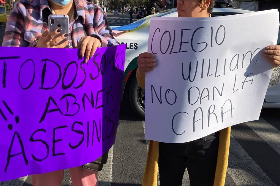 Padres de Abner encaran a directivos del Colegio Williams por muerte de su hijo