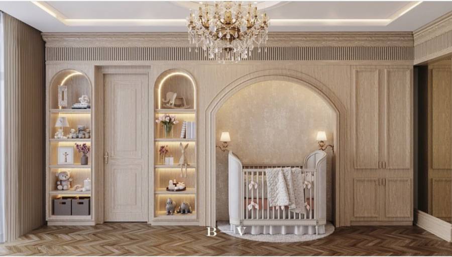 Así será el cuarto de la bebé del gobernador Samuel García y su esposa Mariana Rodríguez