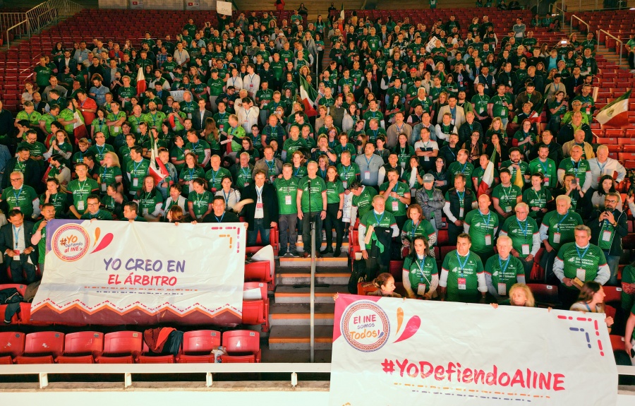 Coparmex lanza la campaña “Yo defiendo al INE” en el Estadio Akron