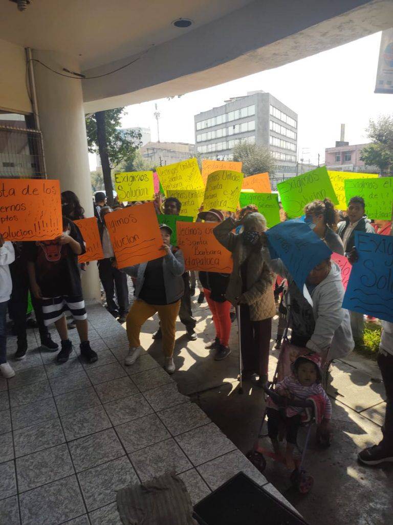 Protestan vs proliferación de 41 gaseras clandestinas en el Edoméx