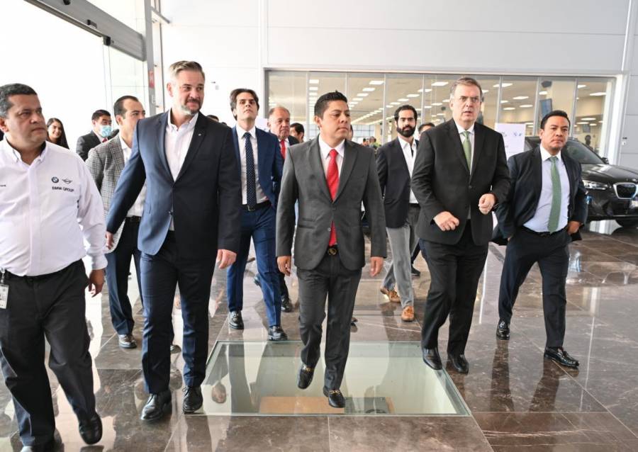 El Canciller Marcelo Ebrard Casaubón, reconoció al Mandatario potosino Ricardo Gallardo Cardona como muy dinámico