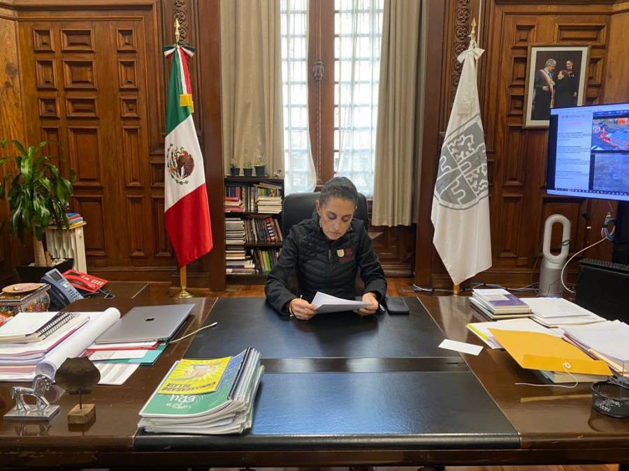 Están desinformados: Sheinbaum a manifestantes que dicen que contingencia es un 
