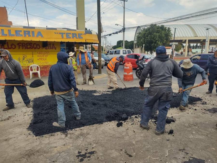 En Tecámac atienden recomendación AMLO de mejorar calles y vialidades del país