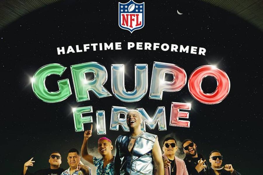 Grupo Firme tocará en el medio tiempo de partido de NFL en México