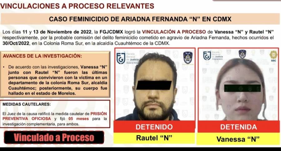 FGJCDMX lleva con 'éxito' investigación de Ariadna Fernanda: García Bermeja