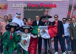 Marcelo Ebrard asistió a la inauguración de la Copa del Mundo de Qatar; canta “Cielito Lindo”