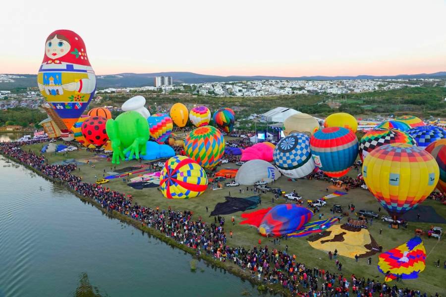 Hay 12 heridos por viento que arrastró globos aerostáticos en festival de León