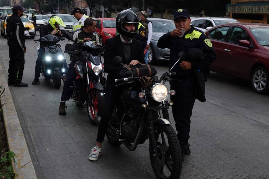 Estas son las motos que no podrán circular en vías rápidas de la CDMX