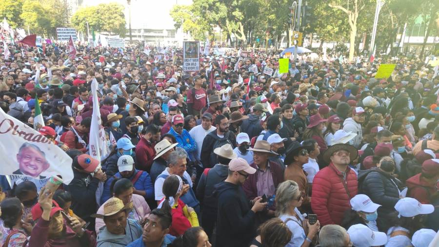 Arranca marcha de AMLO