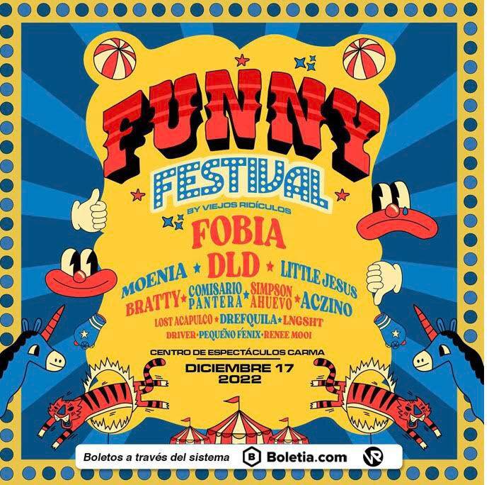 Funny Festival presenta su cartel completo en su primera edición: Aczino, Fobia, Moenia, DLD, Little Jesus, y mucho talento más