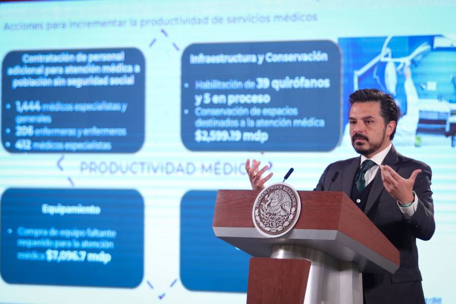 Detalla Zoé Robledo avances de plan IMSS-Bienestar