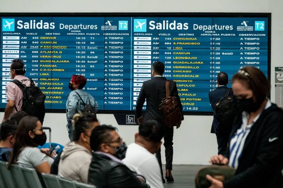 Suman 87 millones de pasajeros transportados vía aérea de enero a octubre